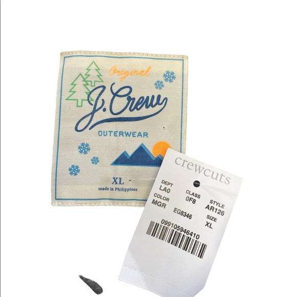 NWT Original J.Crew Outerwear Grey Vest Sz. Youth XL - Picture 3 of 4